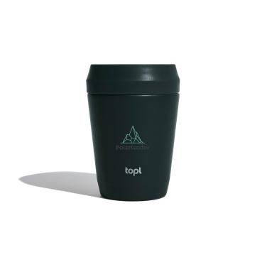 Logo trade advertising product photo of: Topl Recycled Steel To Go Tumbler Patented 360 Lid 235ml