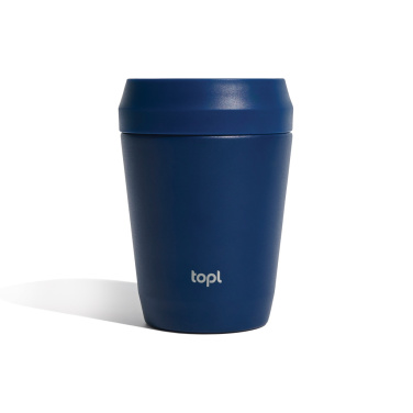 Logotrade promotional item picture of: Topl Recycled Steel To Go Tumbler Patented 360 Lid 235ml