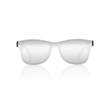 Logo trade promotional gift photo of: Prism RCS recycled plastic sunglasses with bamboo frame