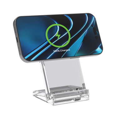 Logotrade promotional giveaway image of: Magcharge 15W magnetic wireless charging stand