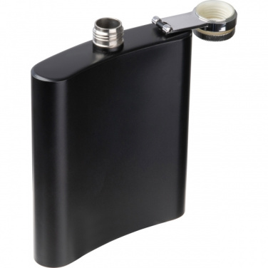 Logo trade promotional giveaway photo of: Stainless steel hip flask Sheffield