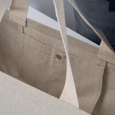 Logo trade promotional merchandise photo of: Large cotton bag Pilar