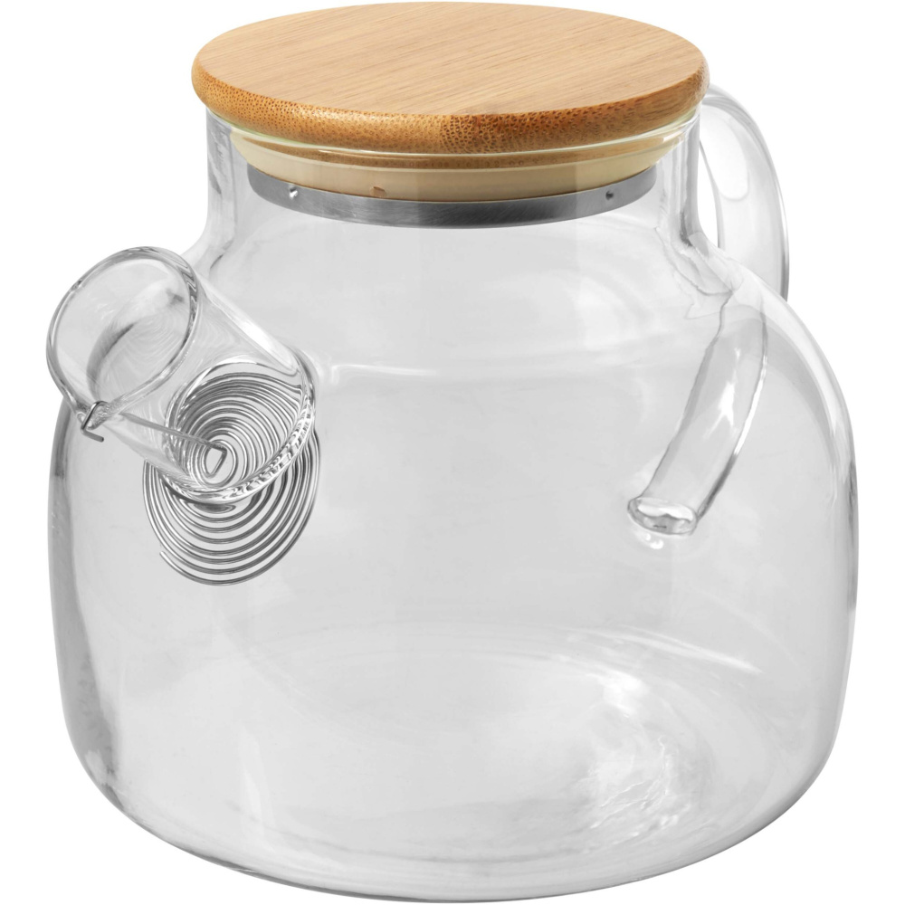 Logo trade promotional items picture of: Zen tea pot with strainer and bamboo lid