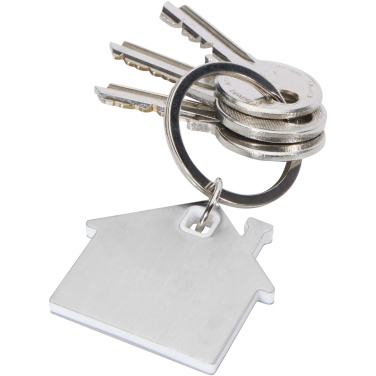 Logo trade promotional item photo of: Nook house-shaped keychain