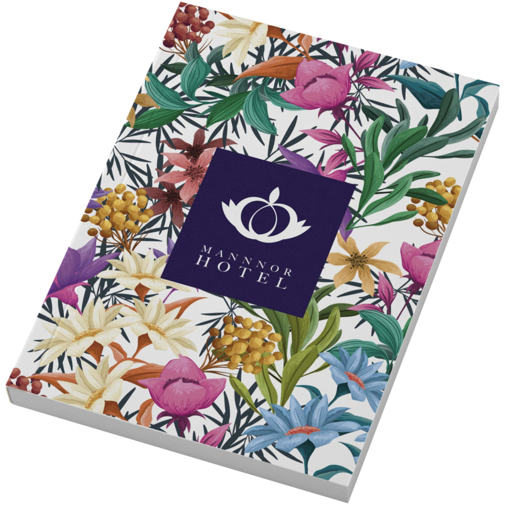 Logo trade promotional products image of: Novella Austen A6 soft cover notebook - 100 sheets