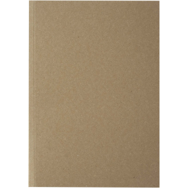 Logotrade promotional gift image of: Novella Austen A5 recycled soft cover kraft notebook - 100 sheets