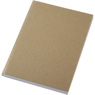 Logotrade promotional gift picture of: Novella Austen A5 recycled soft cover kraft notebook - 100 sheets