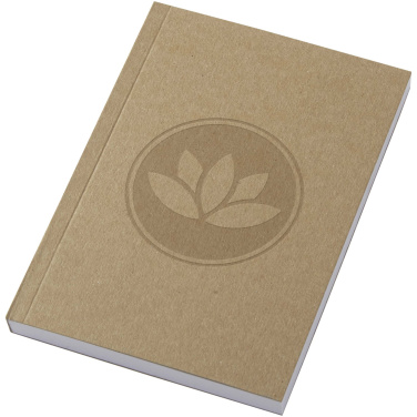 Logotrade promotional product picture of: Novella Austen A6 recycled soft cover kraft notebook - 100 sheets