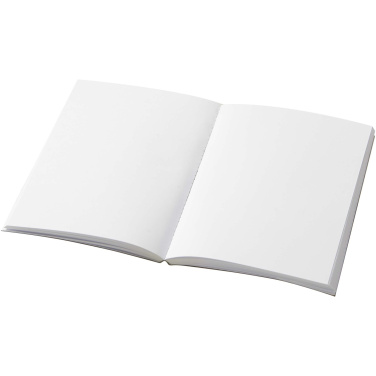 Logo trade business gift photo of: Novella Austen A6 recycled soft cover kraft notebook - 100 sheets