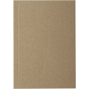 Logotrade promotional gift image of: Novella Austen A6 recycled soft cover kraft notebook - 50 sheets