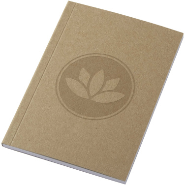 Logotrade corporate gift picture of: Novella Austen A6 recycled soft cover kraft notebook - 50 sheets