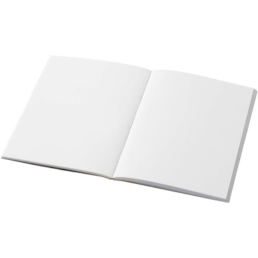 Logo trade promotional merchandise photo of: Novella Austen A6 recycled soft cover kraft notebook - 50 sheets