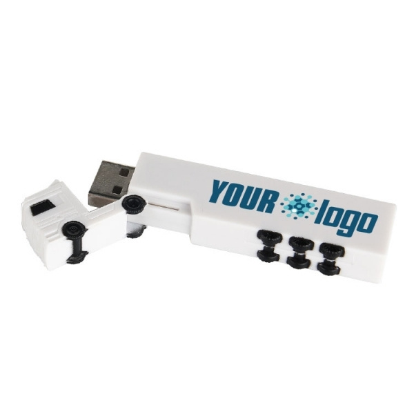 Logo trade promotional merchandise picture of: Plastic USB stick