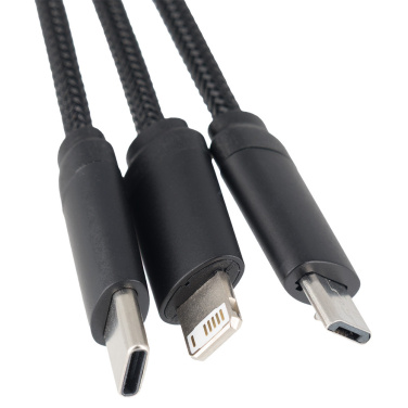 Logo trade promotional gifts image of: Big cable 4in1 with illuminated logo - i5w