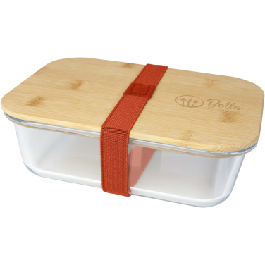 Logotrade corporate gifts photo of: Roby glass lunch box with bamboo lid