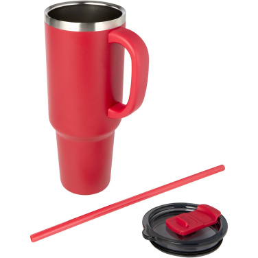 Logo trade promotional merchandise picture of: Sydney 1200 ml copper vacuum insulated tumbler with straw