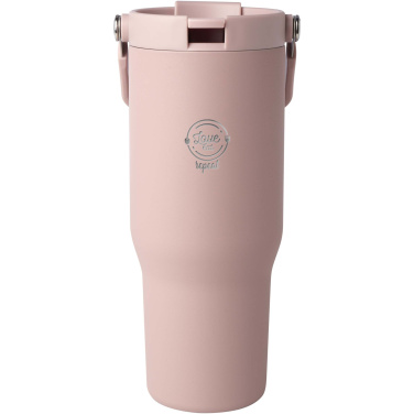 Logo trade corporate gift photo of: Bronx 900 ml RCS recycled stainless steel copper vacuum insulated tumbler with dual function lid