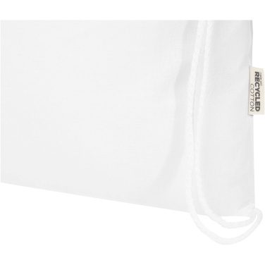 Logotrade promotional item picture of: Oregon Blend 140 g/m² GRS recycled drawstring bag 5L