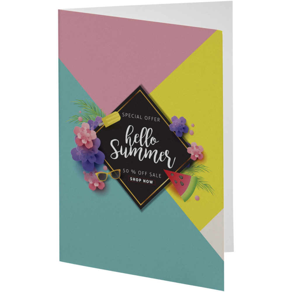 Logo trade promotional items picture of: Herald A6 greeting card