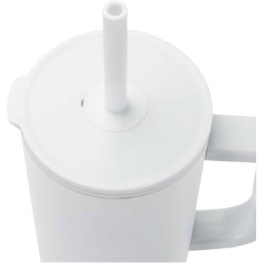 Logotrade corporate gift picture of: Brady 900 ml RCS certified insulated tumbler with silicone straw