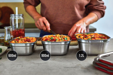 Logotrade promotional item picture of: Black+Blum Mealprep Box 3pcs Set Small, Medium, Large