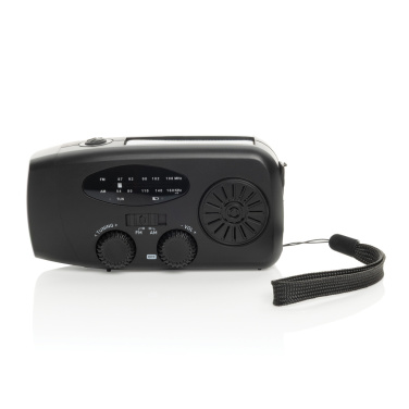 Logo trade business gift photo of: RescueWave RCS recycled plastic emergency radio