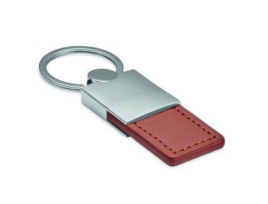 Logotrade corporate gift image of: PU and metal key ring Helsinki