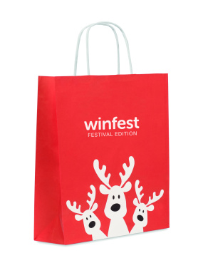 Logo trade corporate gifts picture of: Gift paper bag medium