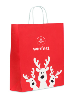 Logo trade corporate gift photo of: Gift paper bag large