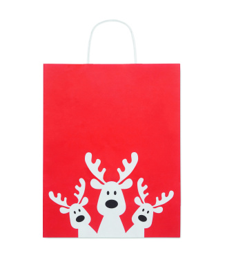 Logo trade business gift photo of: Gift paper bag large