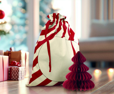 Logotrade promotional giveaway image of: Large Santa cotton bag