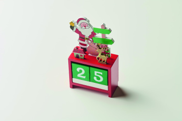 Logo trade promotional merchandise photo of: Christmas countdown calendar