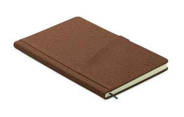 Logo trade business gift photo of: A5 notebook PU front pocket