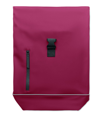 Logo trade promotional gifts image of: Laptop 15" roll top PU backpack