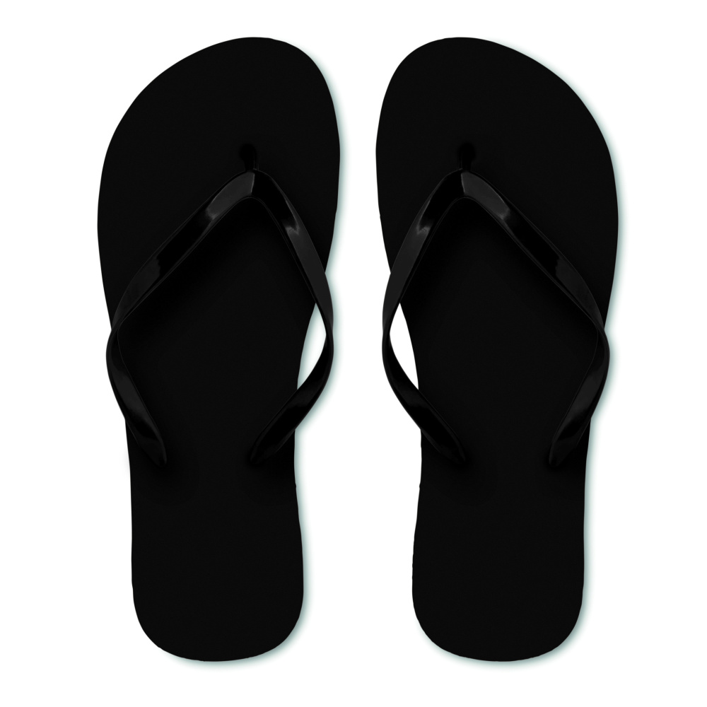 Logo trade promotional giveaway photo of: EVA beach slippers L