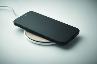 Logo trade business gift photo of: Cork wireless charger 15W