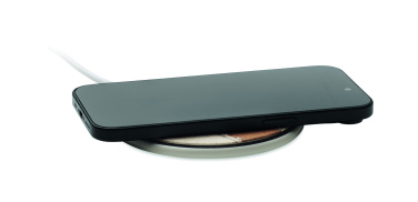 Logo trade promotional products picture of: Cork wireless charger 15W