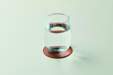 Logo trade promotional items picture of: Round coaster in PU