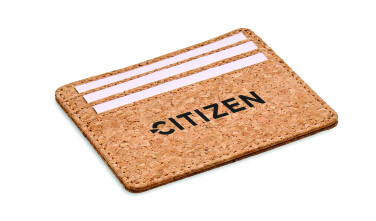 Logo trade promotional product photo of: Cork cardholder with RFID