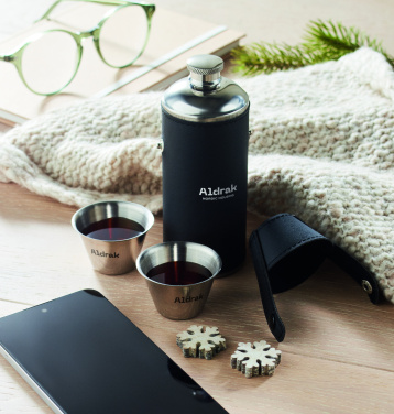 Logotrade corporate gift picture of: Hip flask with shot cups