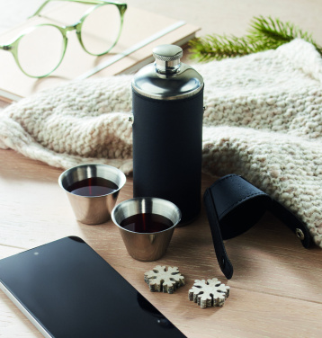 Logo trade promotional product photo of: Hip flask with shot cups