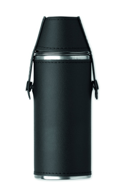 Logotrade corporate gift image of: Hip flask with shot cups