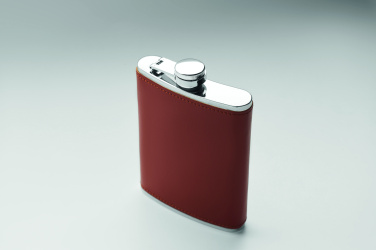 Logo trade advertising products image of: Slim hip flask 200 ml
