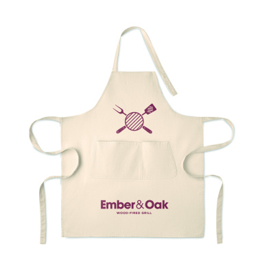 Logo trade promotional merchandise picture of: Organic cotton apron 240 gr/m²