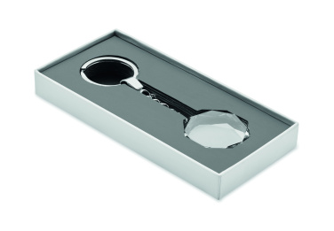 Logotrade promotional merchandise picture of: Glass round award key ring