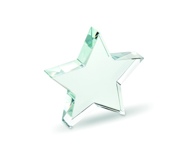 Logo trade promotional merchandise photo of: Glass star award