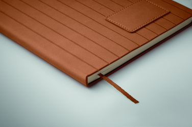 Logotrade advertising products photo of: A5 notebook in smokey PU