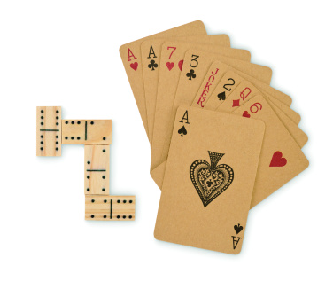 Logotrade business gift image of: Domino and cards set