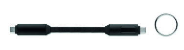 Logo trade promotional merchandise photo of: 60W charging cable keyring