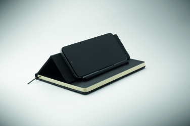 Logotrade promotional merchandise image of: A5 notebook with phone holder